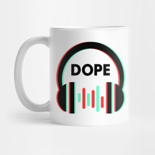 Dope headphones music lover 2 Mug